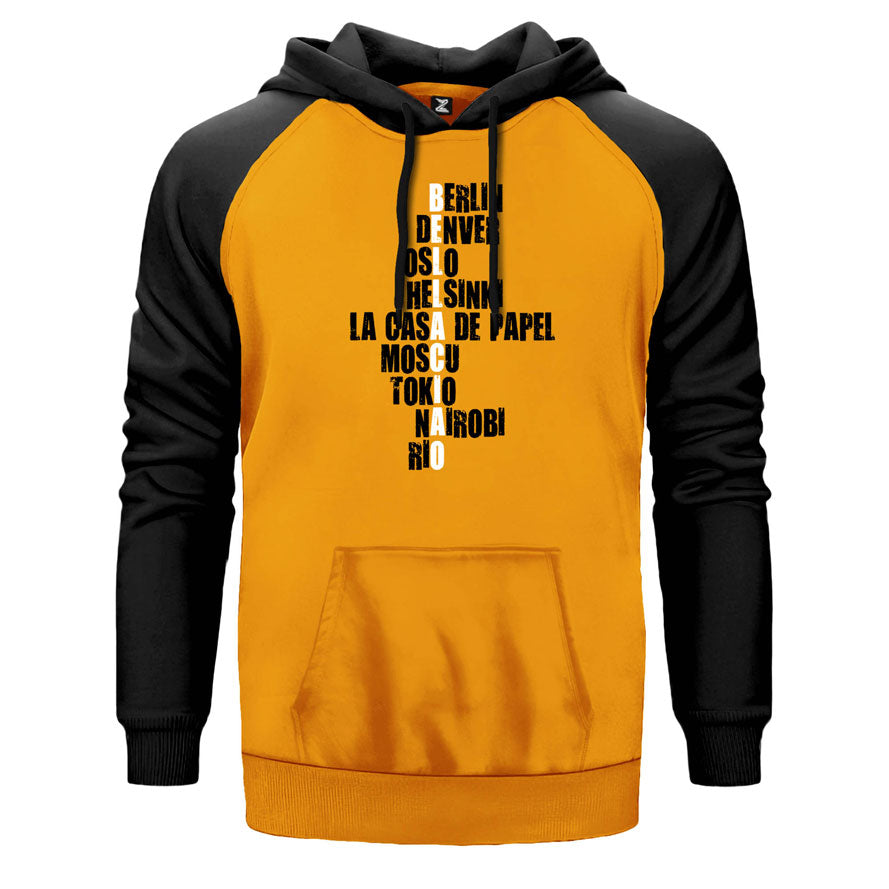 La Casa De Papel Ciao Çift Renk Reglan Kol Sweatshirt