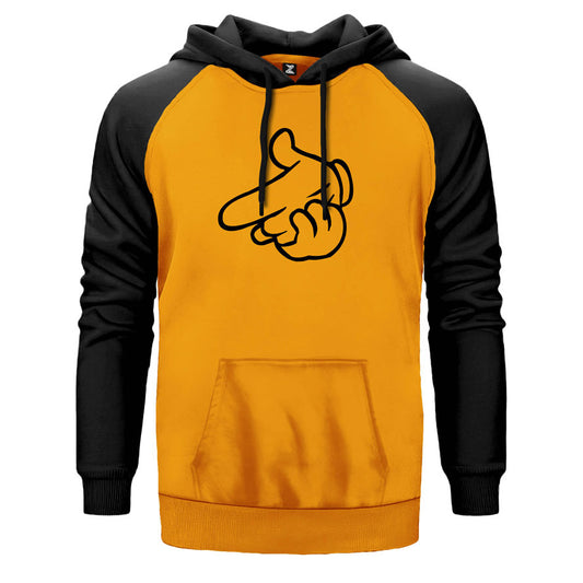 Finger Point Çift Renk Reglan Kol Sweatshirt