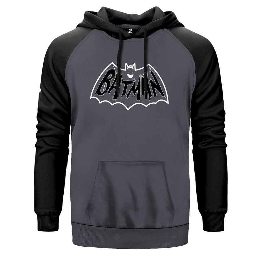 Batman Comic Çift Renk Reglan Kol Sweatshirt