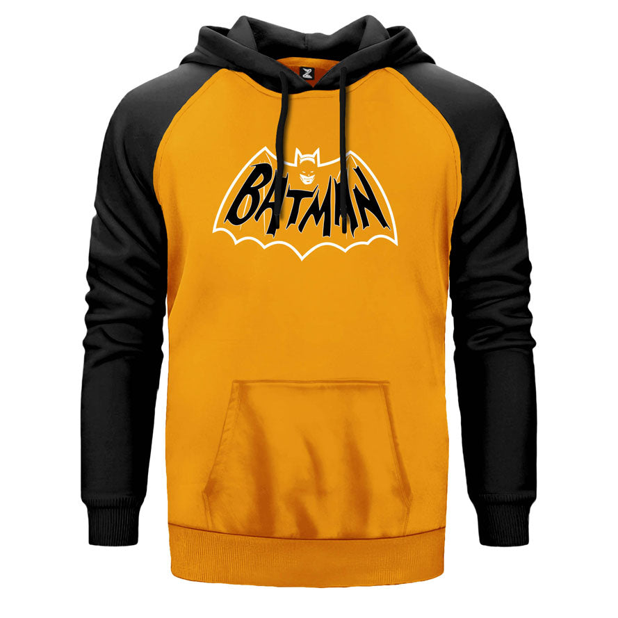 Batman Comic Çift Renk Reglan Kol Sweatshirt