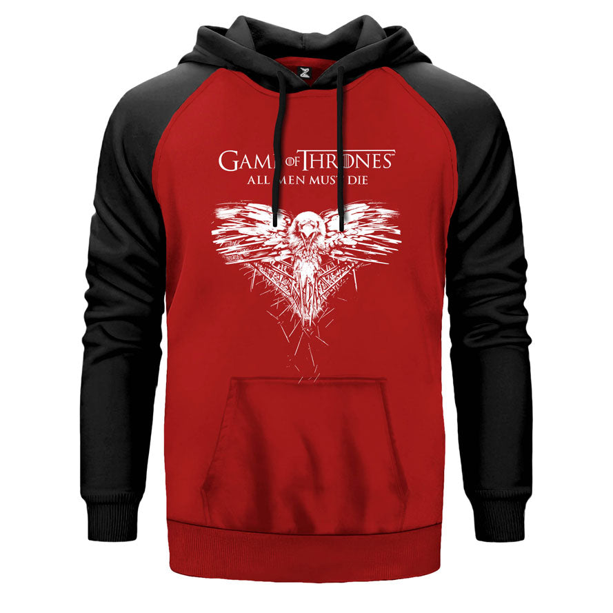 All Men Must Die Çift Renk Reglan Kol Sweatshirt