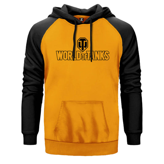 World Of Tanks Logo Çift Renk Reglan Kol Sweatshirt