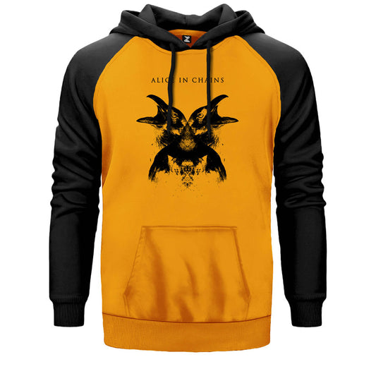 Alice in Chains Hollow Çift Renk Reglan Kol Sweatshirt