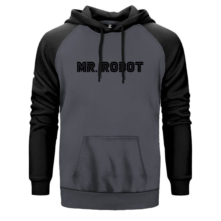 Mr. Robot Çift Renk Reglan Kol Sweatshirt