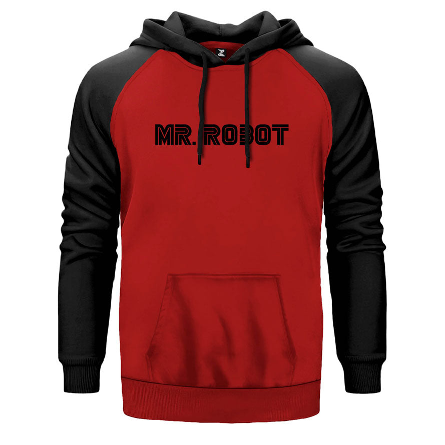 Mr. Robot Çift Renk Reglan Kol Sweatshirt