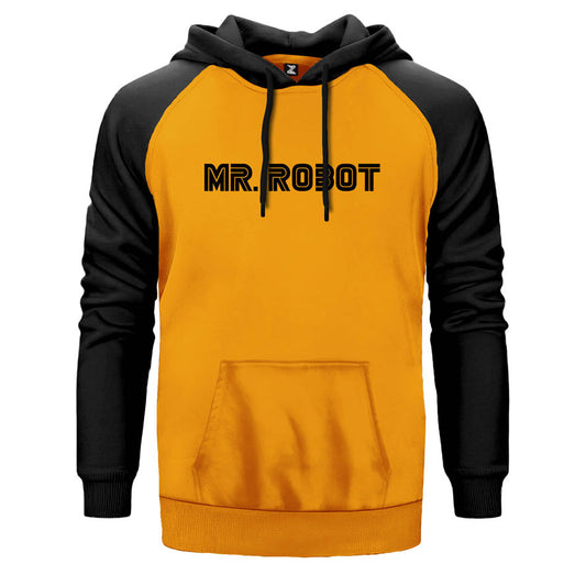 Mr. Robot Çift Renk Reglan Kol Sweatshirt