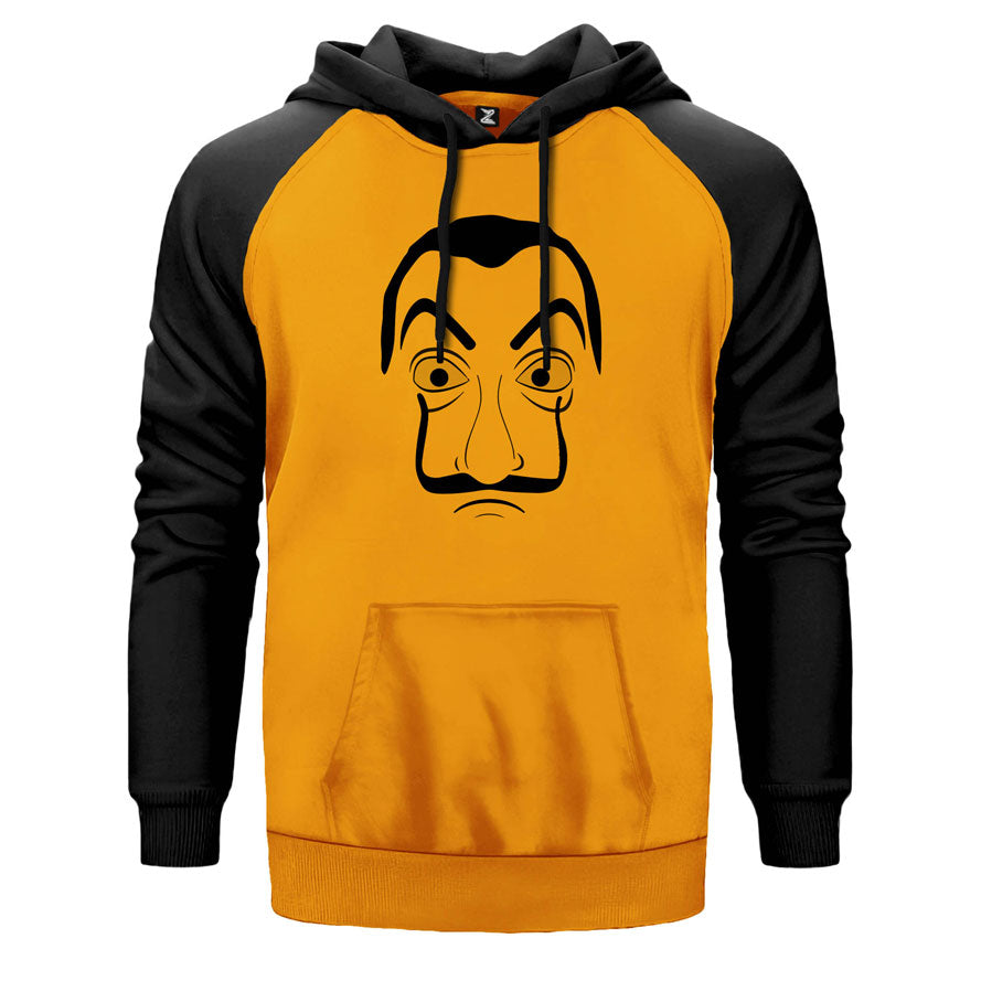 La Casa De Papel Silüet Çift Renk Reglan Kol Sweatshirt