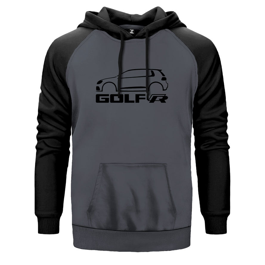 Volkswagen Golf R Çift Renk Reglan Kol Sweatshirt