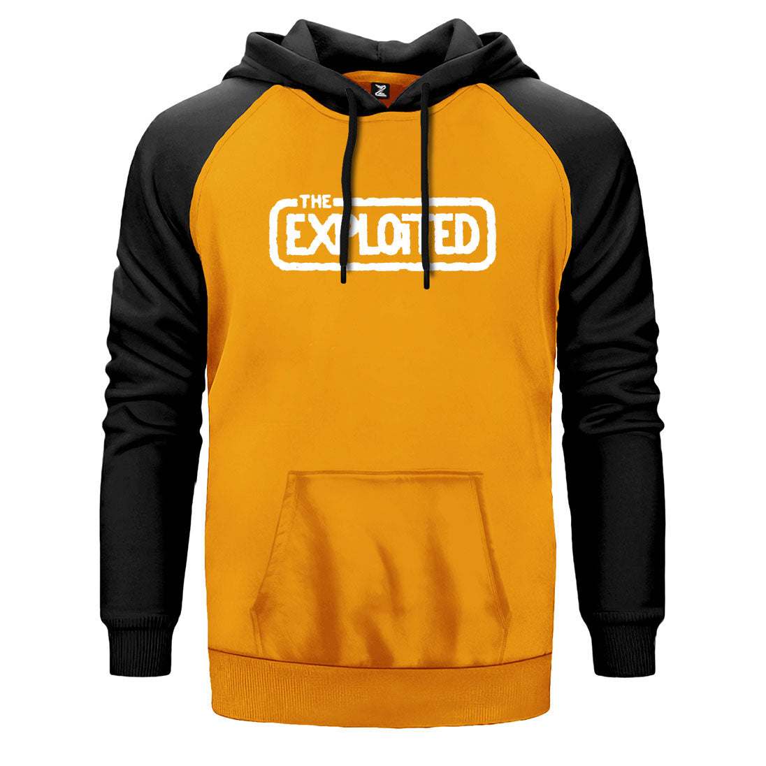 The Exploited Logo Çift Renk Reglan Kol Sweatshirt