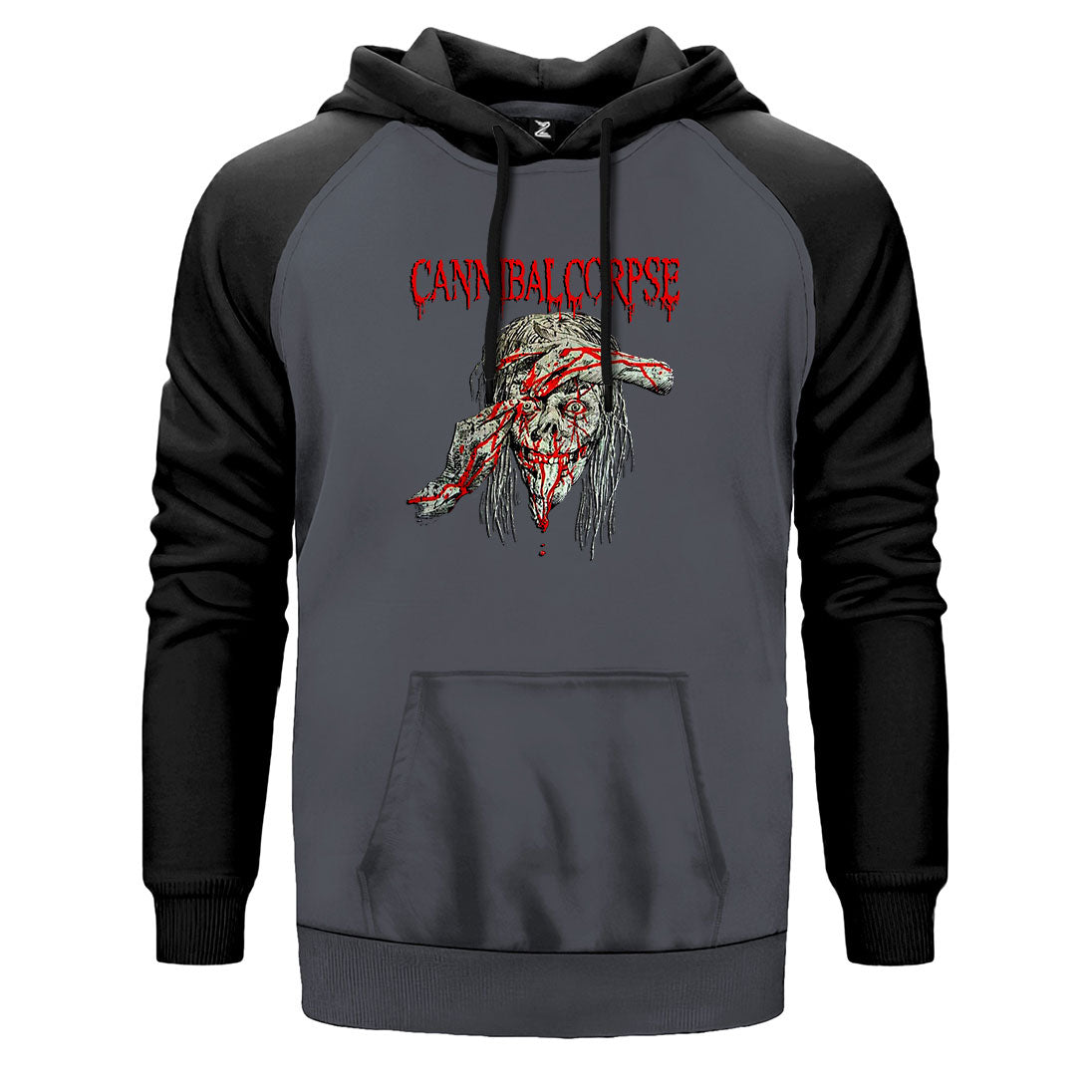 Cannibal Corpse Eyes Çift Renk Reglan Kol Sweatshirt