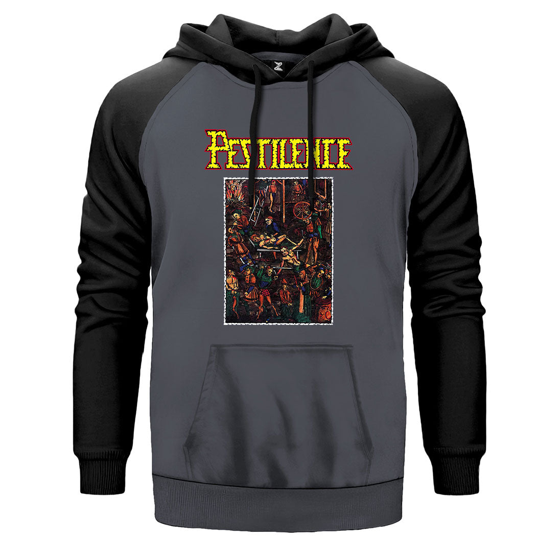 Pestilence Malleus Maleficarum Çift Renk Reglan Kol Sweatshirt