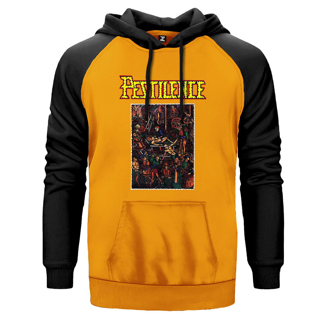 Pestilence Malleus Maleficarum Çift Renk Reglan Kol Sweatshirt