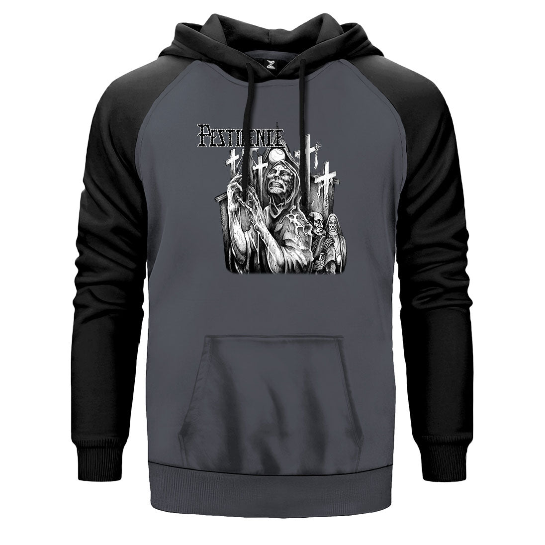 Pestilence The Dysentery Penance Çift Renk Reglan Kol Sweatshirt
