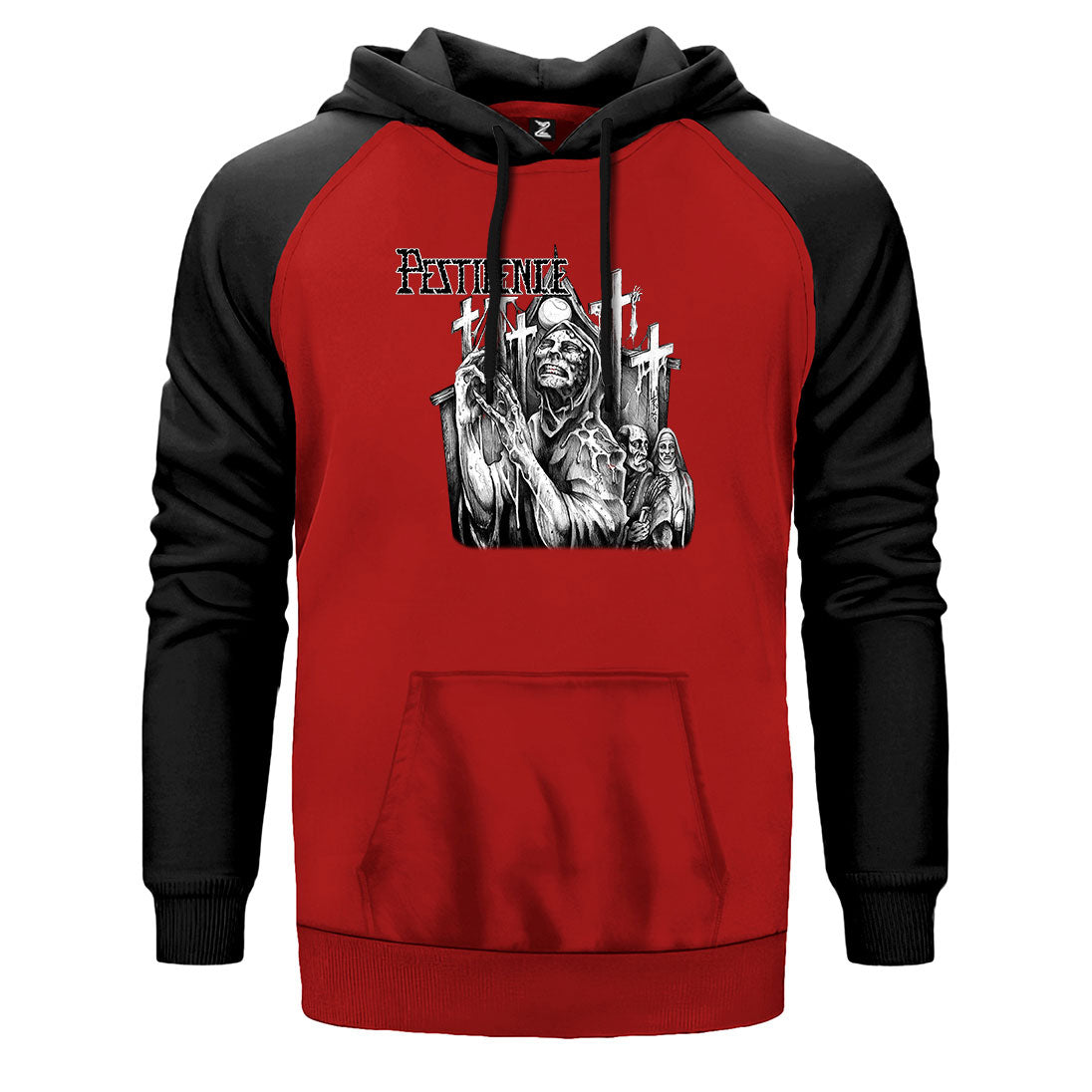 Pestilence The Dysentery Penance Çift Renk Reglan Kol Sweatshirt