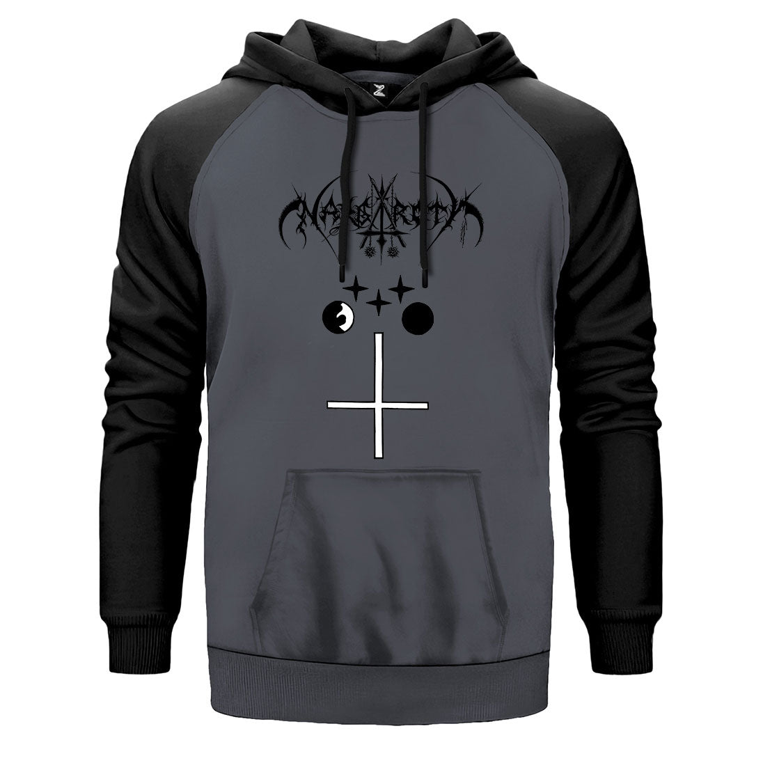 Nargaroth Orke Çift Renk Reglan Kol Sweatshirt