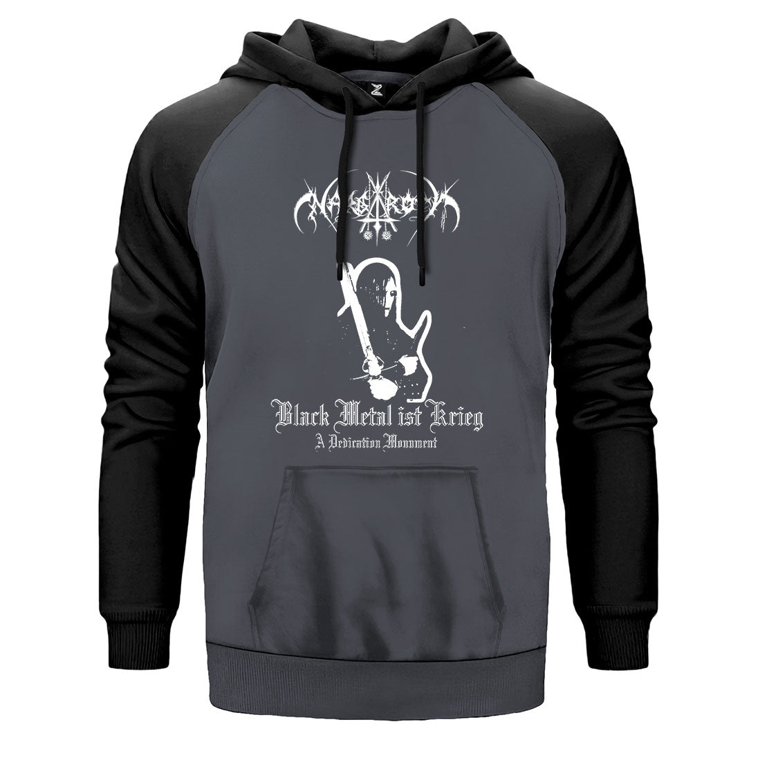 Nargaroth Black Metal Ist Krieg Çift Renk Reglan Kol Sweatshirt
