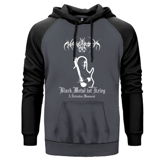 Nargaroth Black Metal Ist Krieg Çift Renk Reglan Kol Sweatshirt