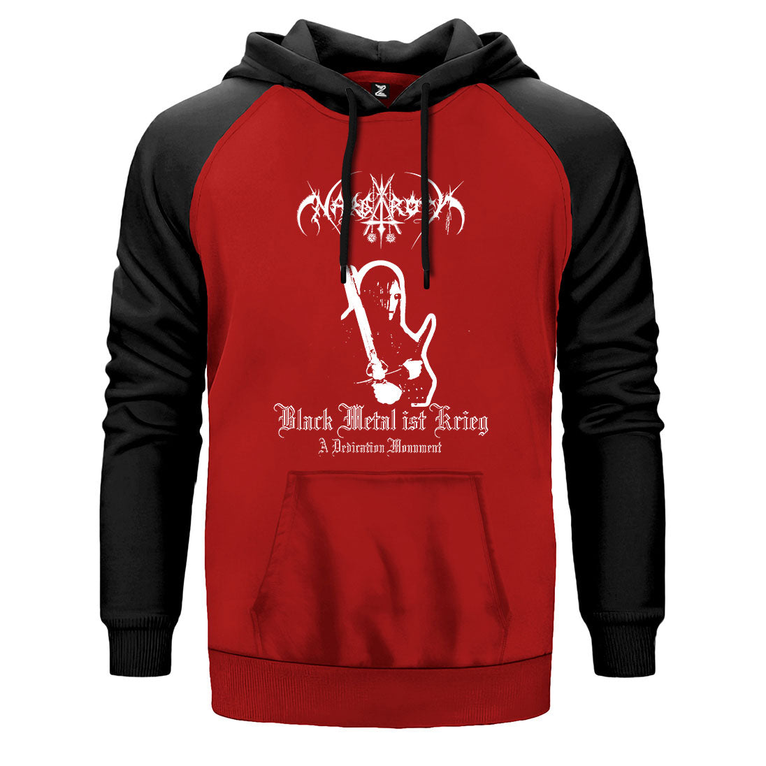 Nargaroth Black Metal Ist Krieg Çift Renk Reglan Kol Sweatshirt