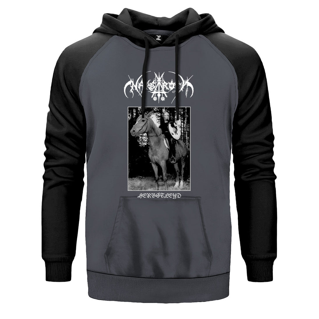 Nargaroth Herbstleyd Çift Renk Reglan Kol Sweatshirt