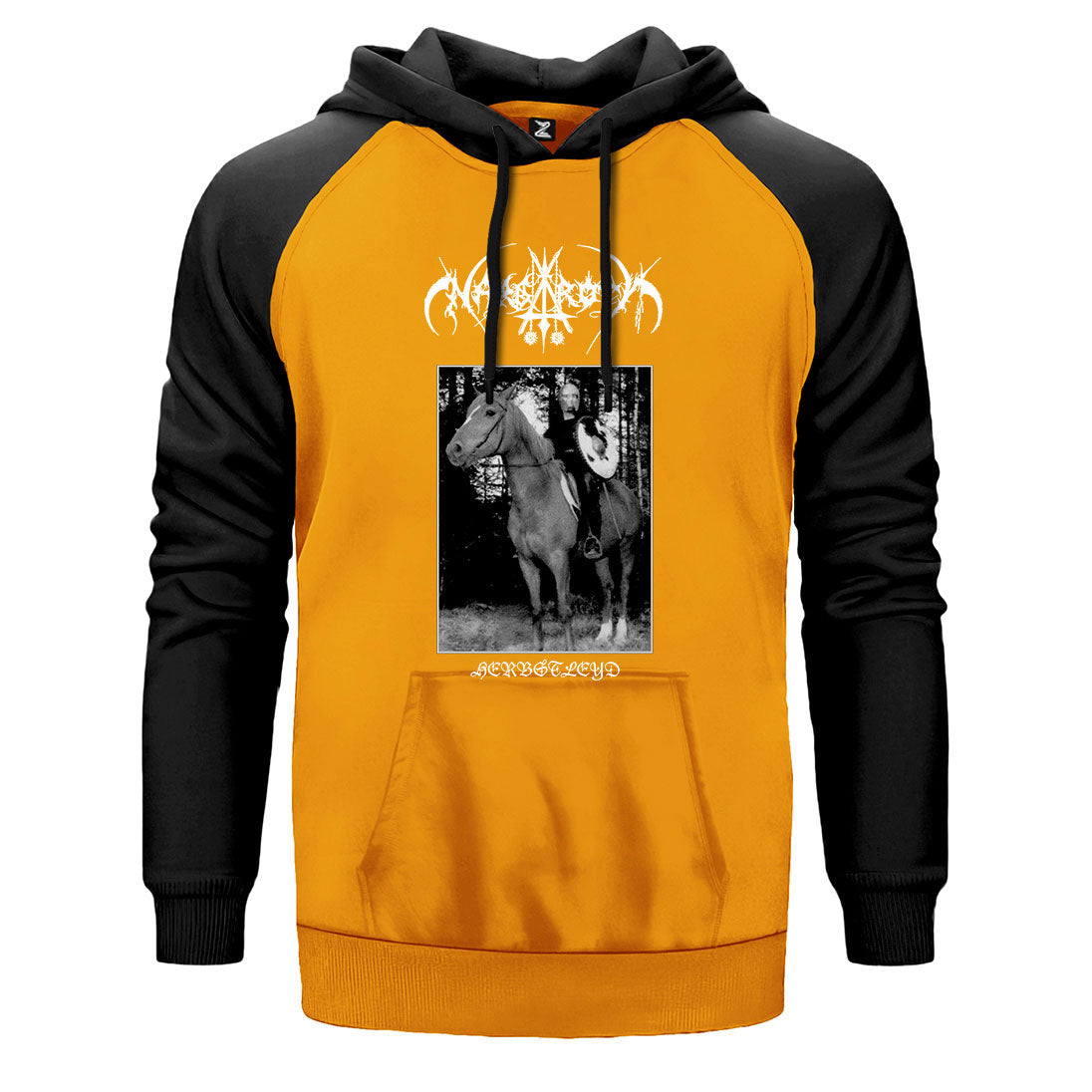Nargaroth Herbstleyd Çift Renk Reglan Kol Sweatshirt