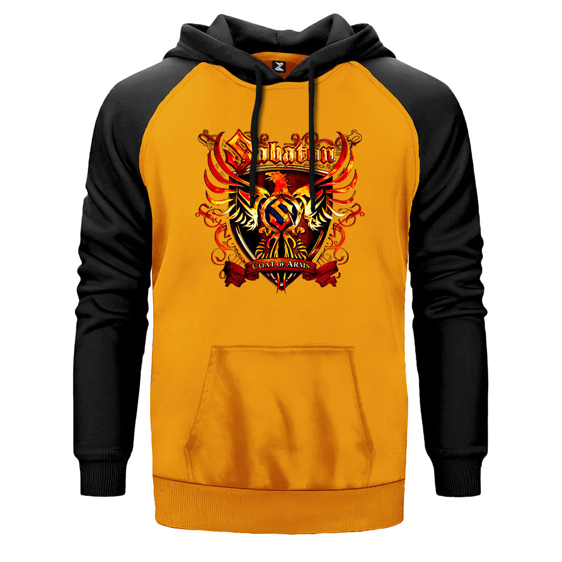 Sabaton Coat of Arms Çift Renk Reglan Kol Sweatshirt