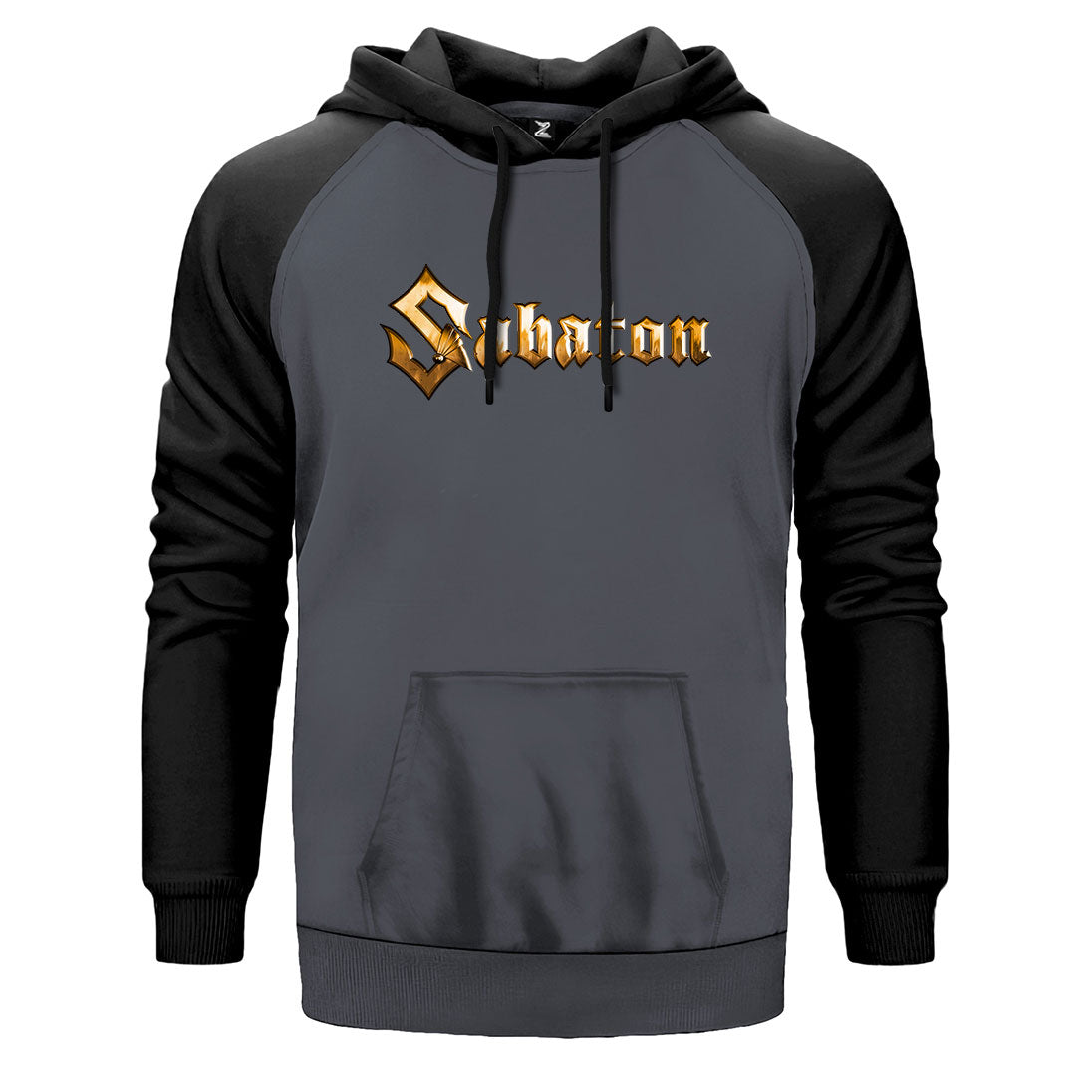Sabaton Logo Gold Çift Renk Reglan Kol Sweatshirt