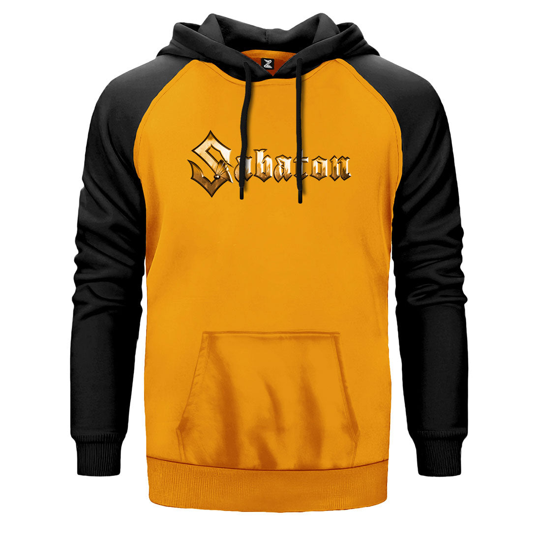 Sabaton Logo Gold Çift Renk Reglan Kol Sweatshirt