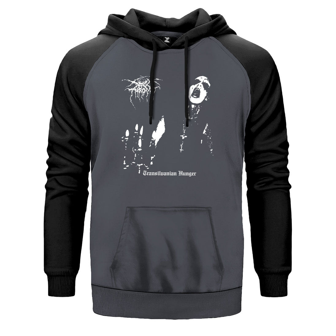 Darkthrone Transilvanian Hunger Çift Renk Reglan Kol Sweatshirt