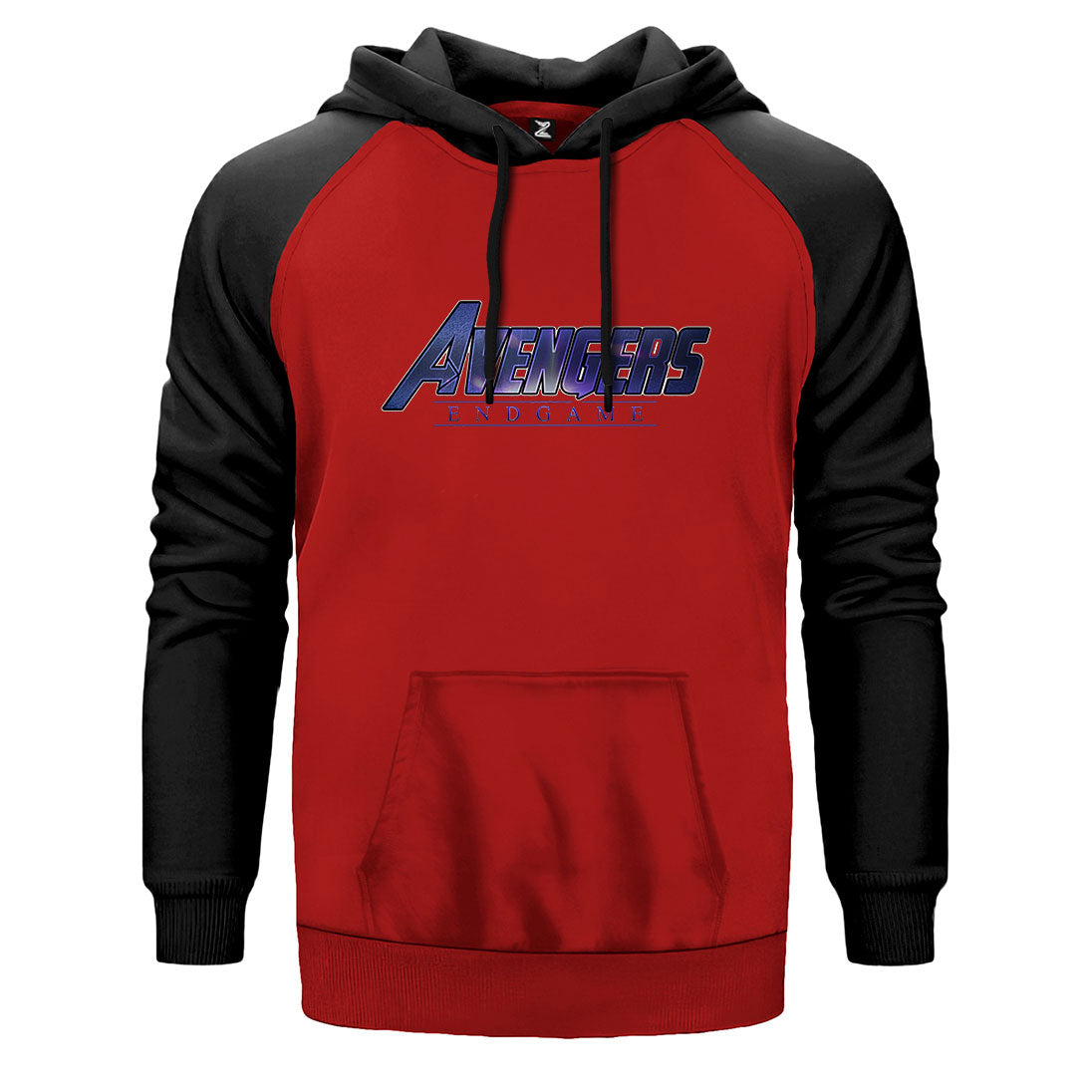 Avengers End Game Logo 3 Çift Renk Reglan Kol Sweatshirt