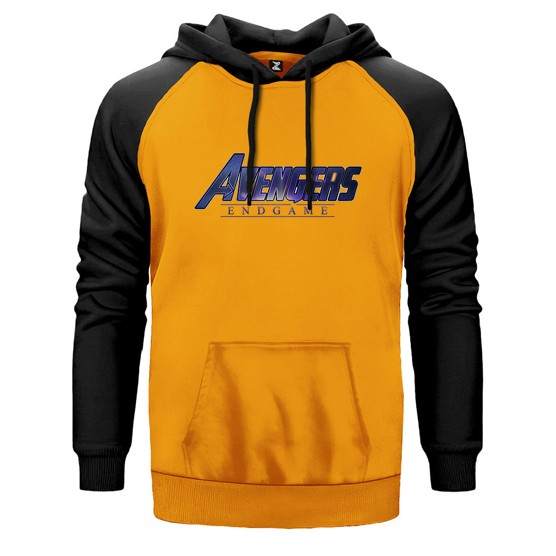 Avengers End Game Logo 3 Çift Renk Reglan Kol Sweatshirt