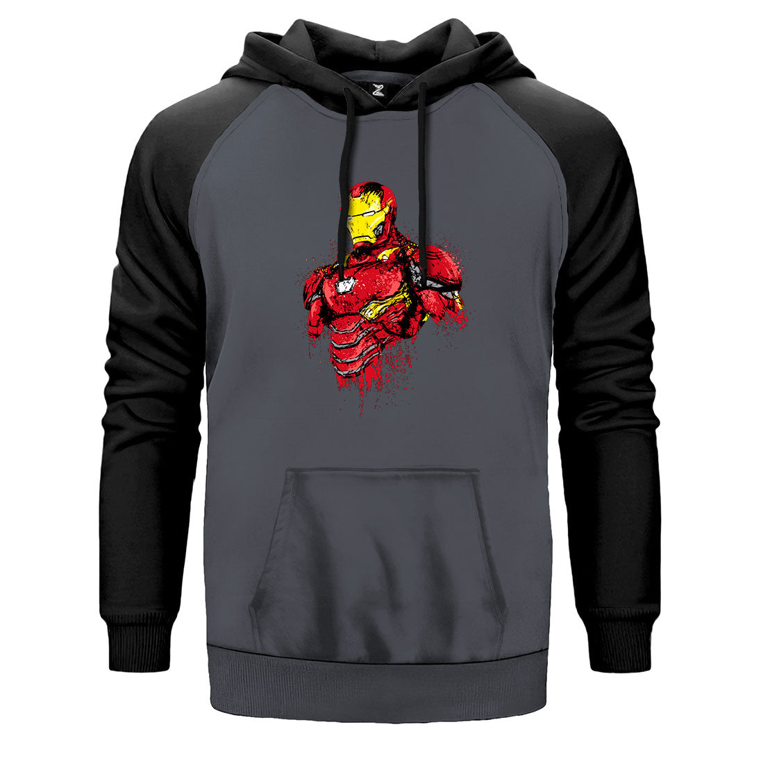 Ion Man Armor Çift Renk Reglan Kol Sweatshirt