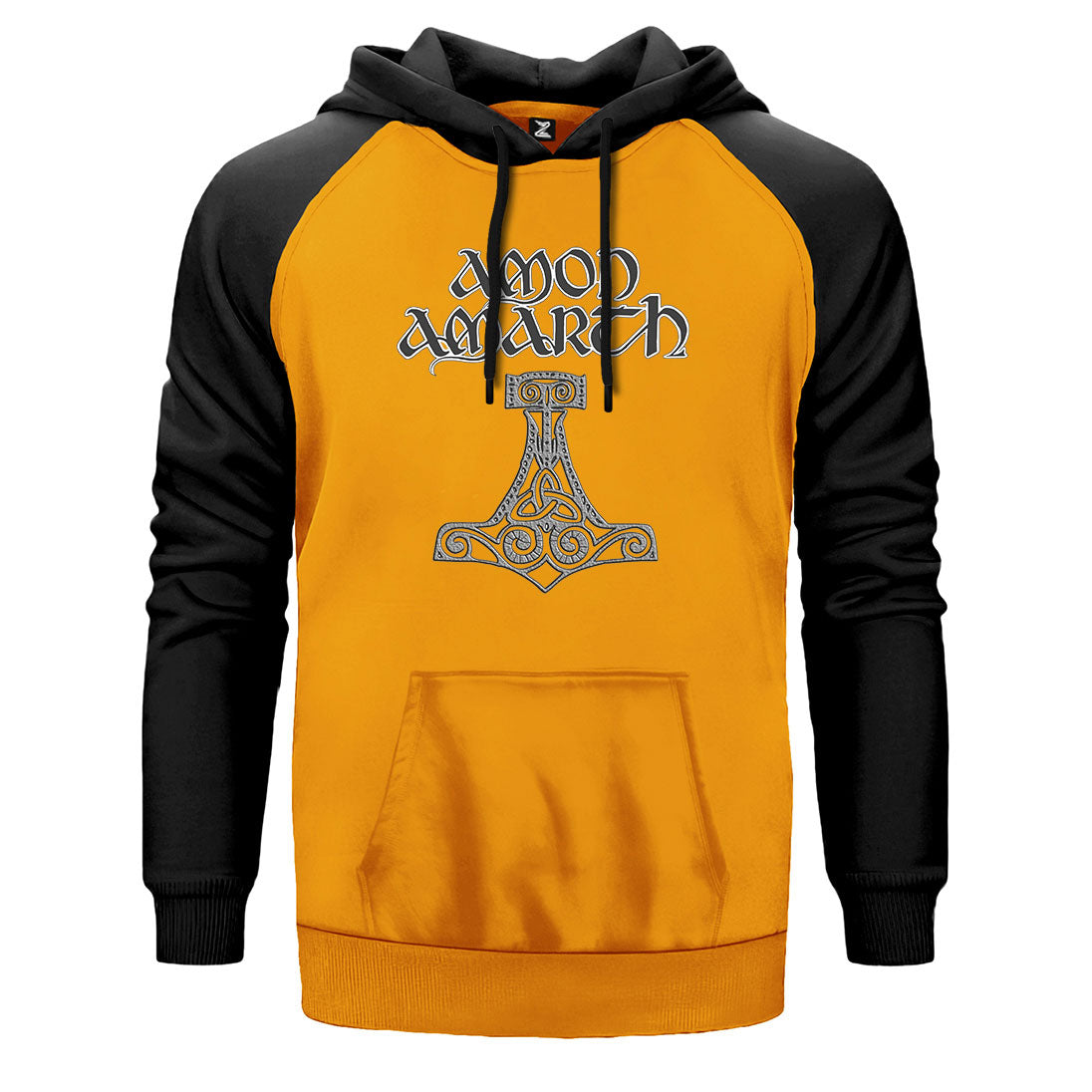 Amon Amarth Mjolnir Çift Renk Reglan Kol Sweatshirt