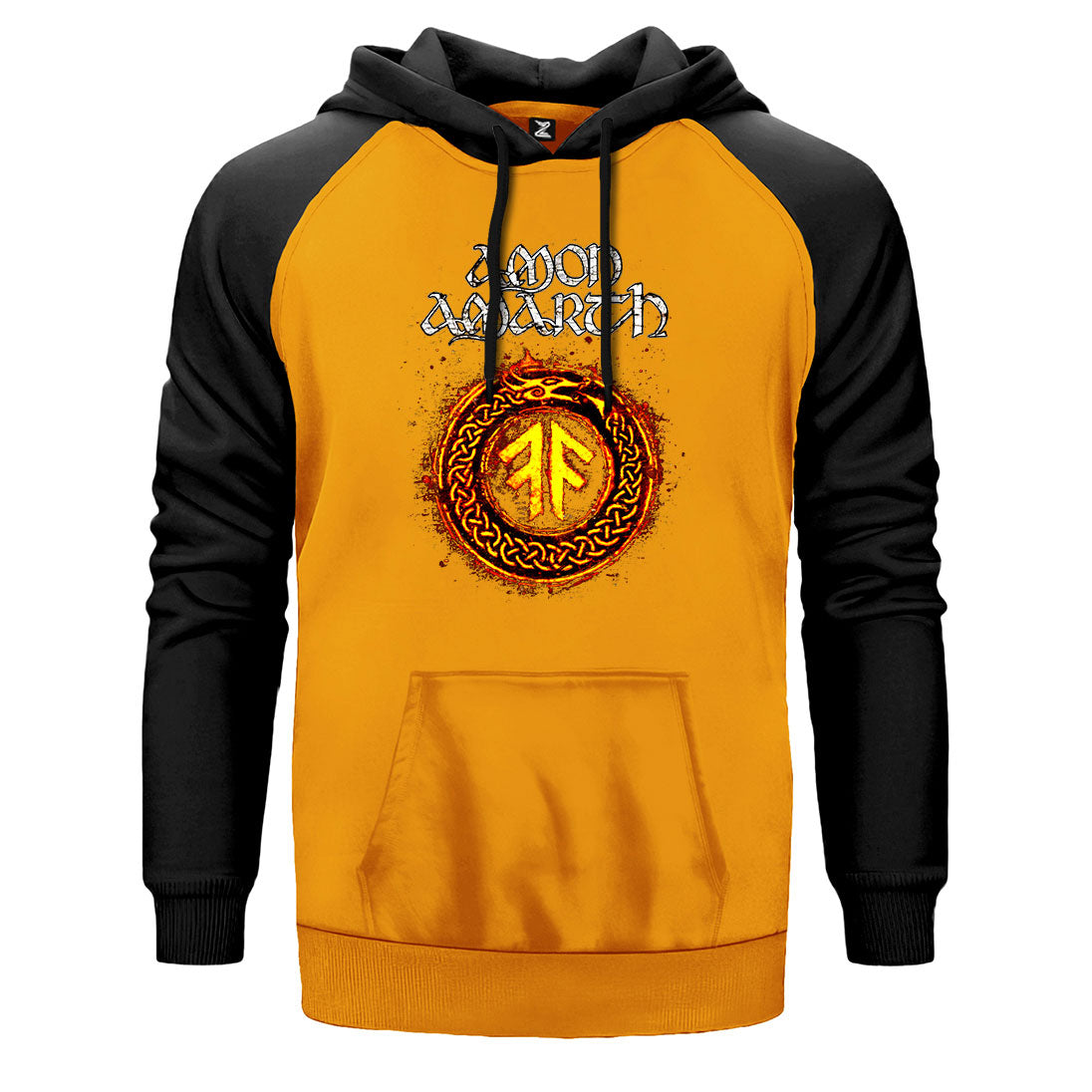 Amon Amarth Skull Çift Renk Reglan Kol Sweatshirt