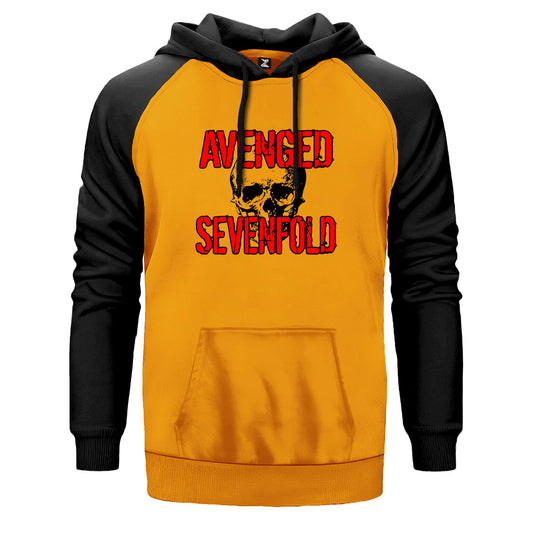 Avenged Sevenfold Skull Çift Renk Reglan Kol Sweatshirt