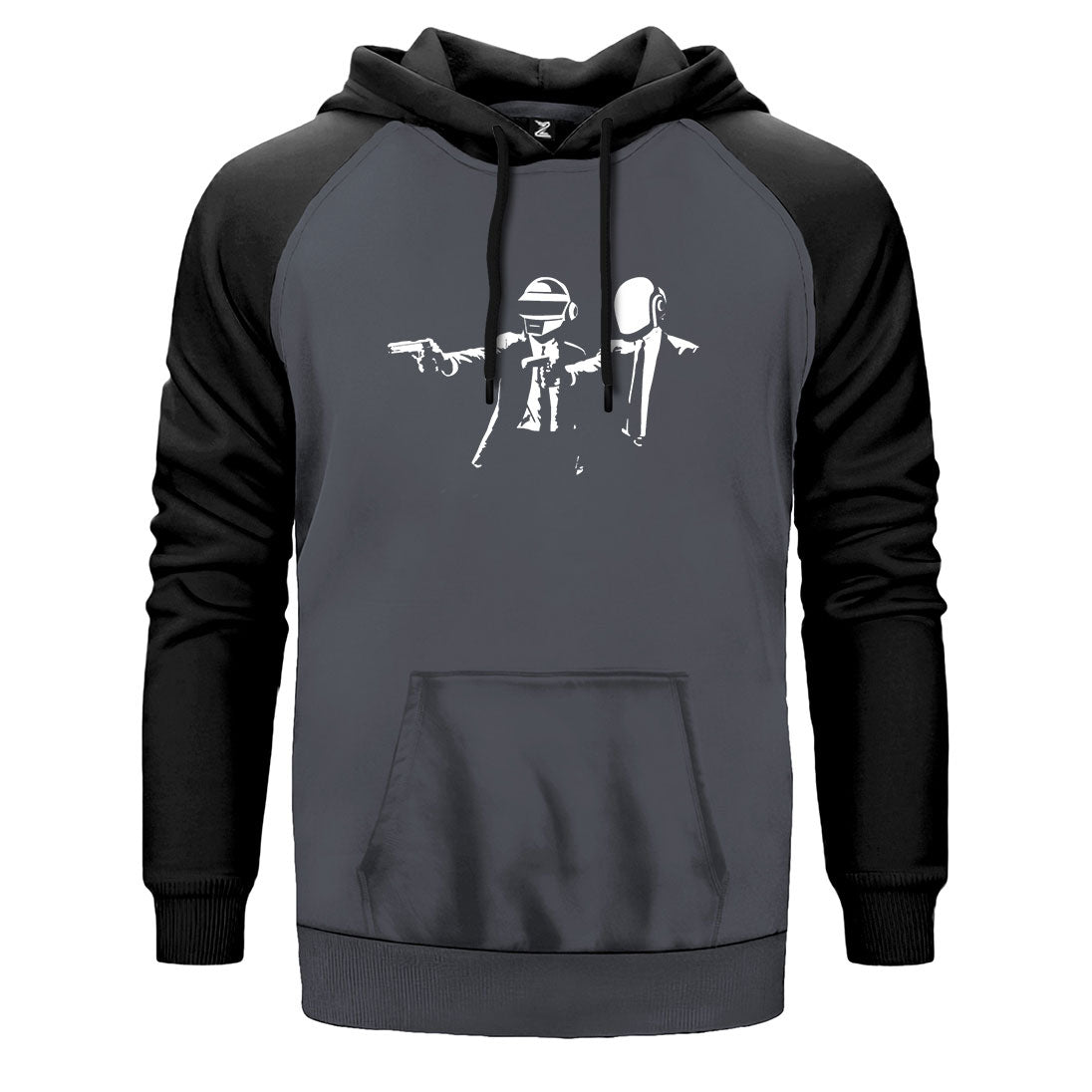 Daft Punk Pulp Fiction Çift Renk Reglan Kol Sweatshirt