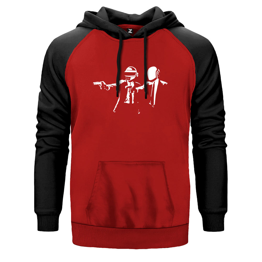 Daft Punk Pulp Fiction Çift Renk Reglan Kol Sweatshirt