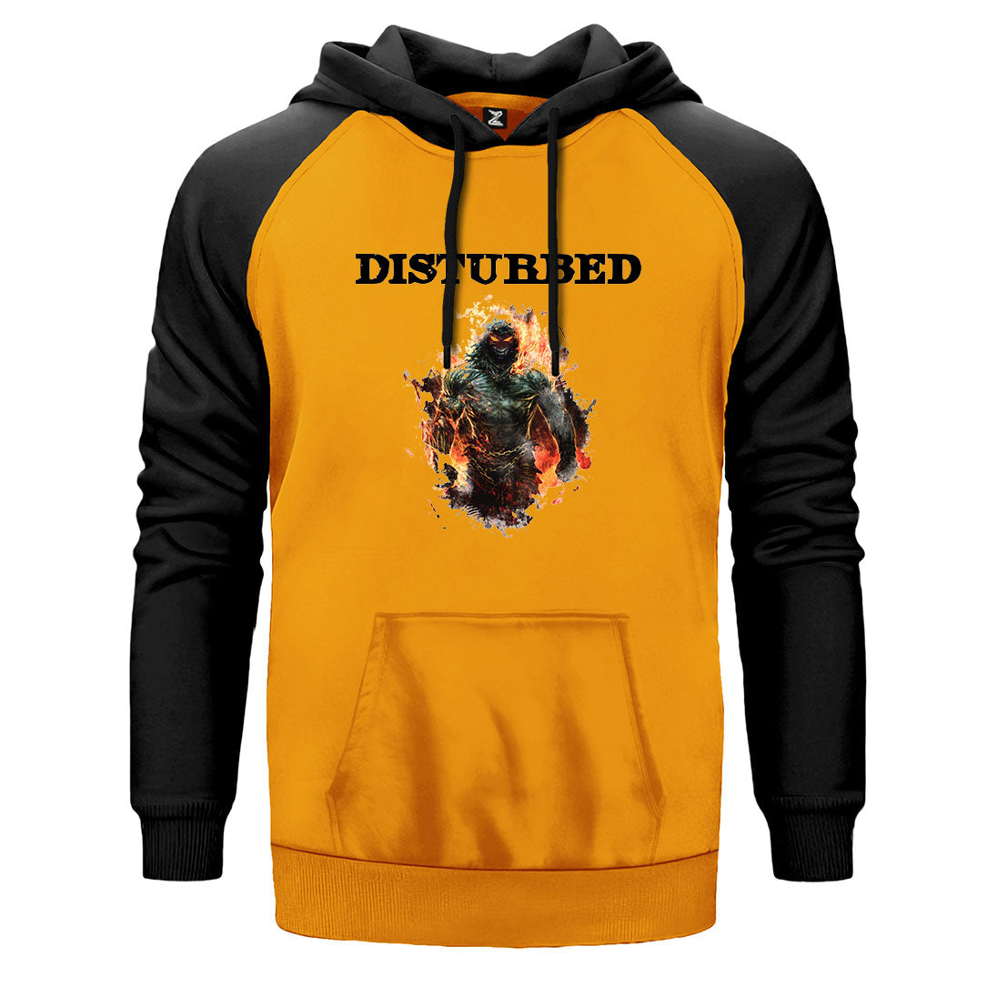 Disturbed Monster Çift Renk Reglan Kol Sweatshirt