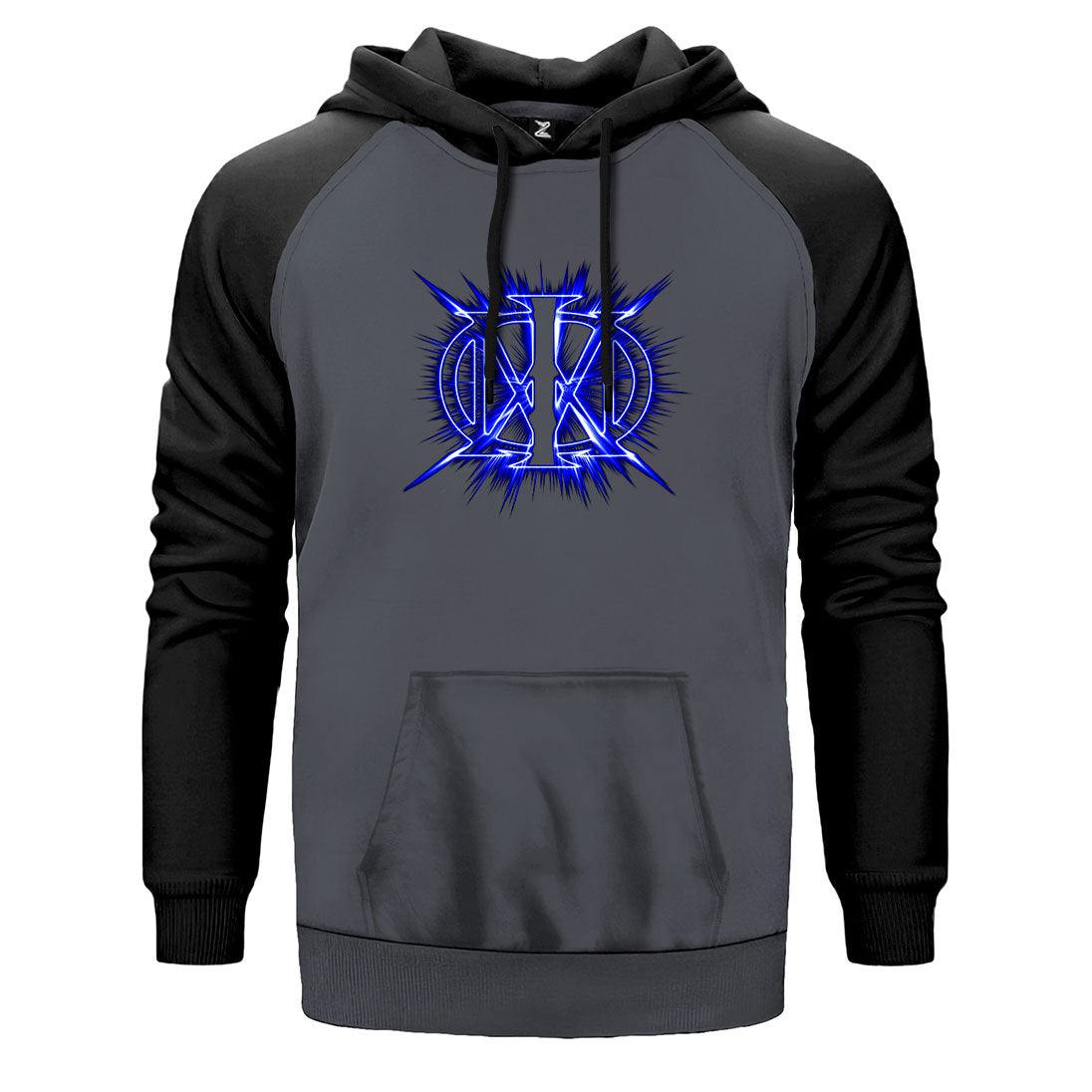 Dream Theater Blue Logo Çift Renk Reglan Kol Sweatshirt
