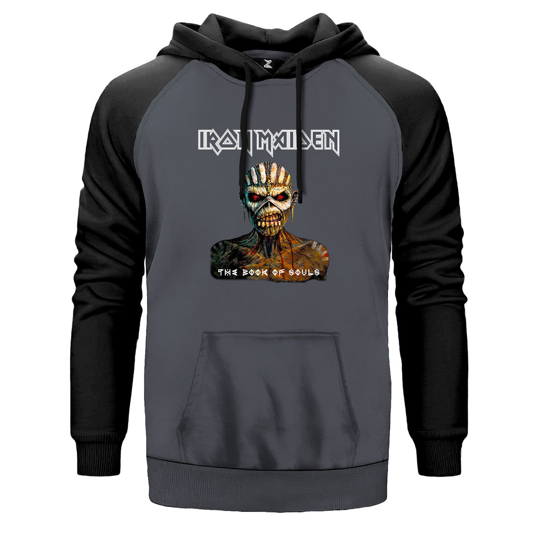 Iron Maiden The Book Of Souls Çift Renk Reglan Kol Sweatshirt