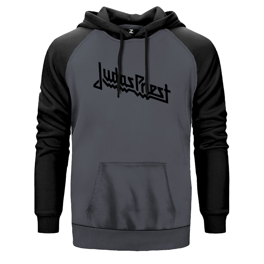 Judas Priest Logo Çift Renk Reglan Kol Sweatshirt