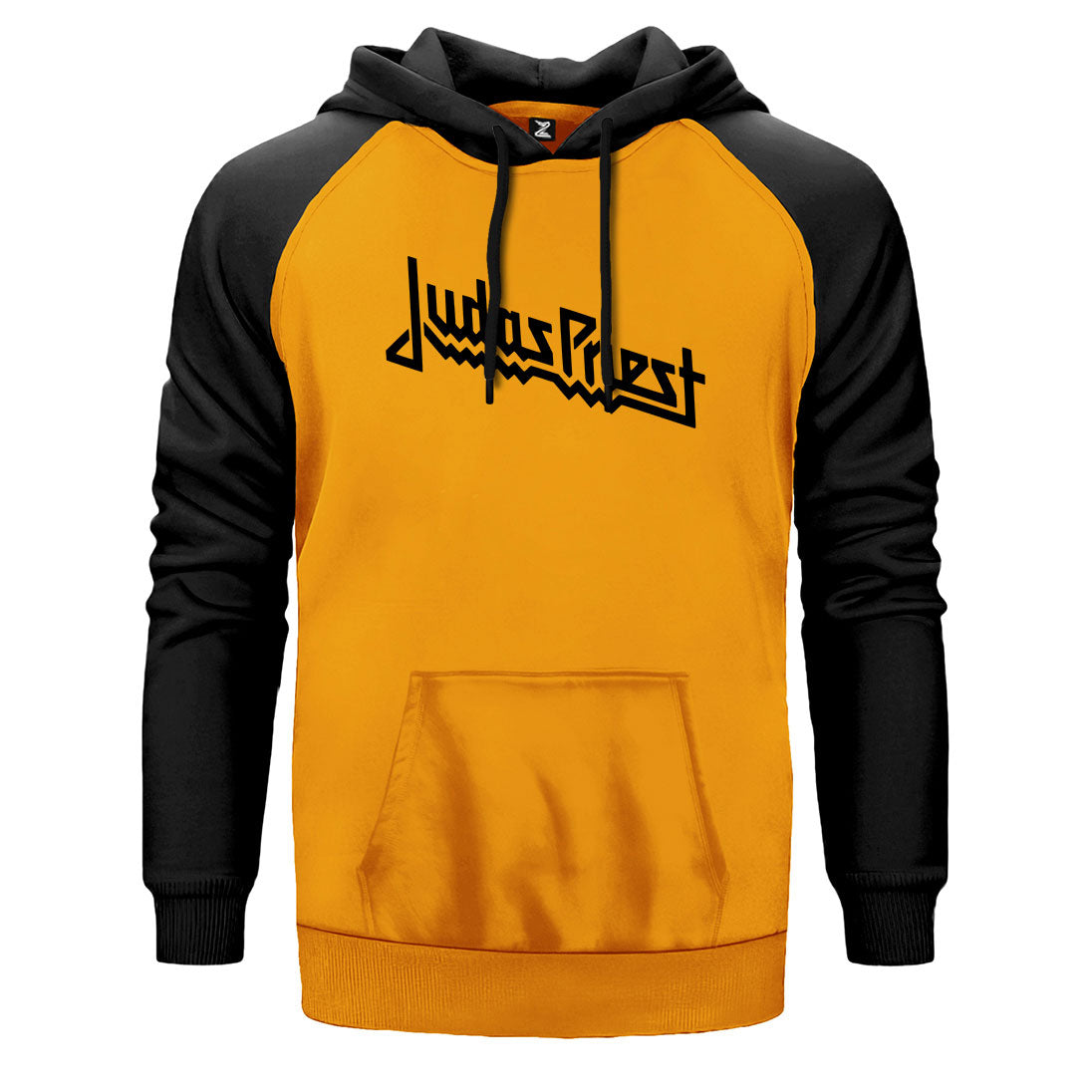 Judas Priest Logo Çift Renk Reglan Kol Sweatshirt