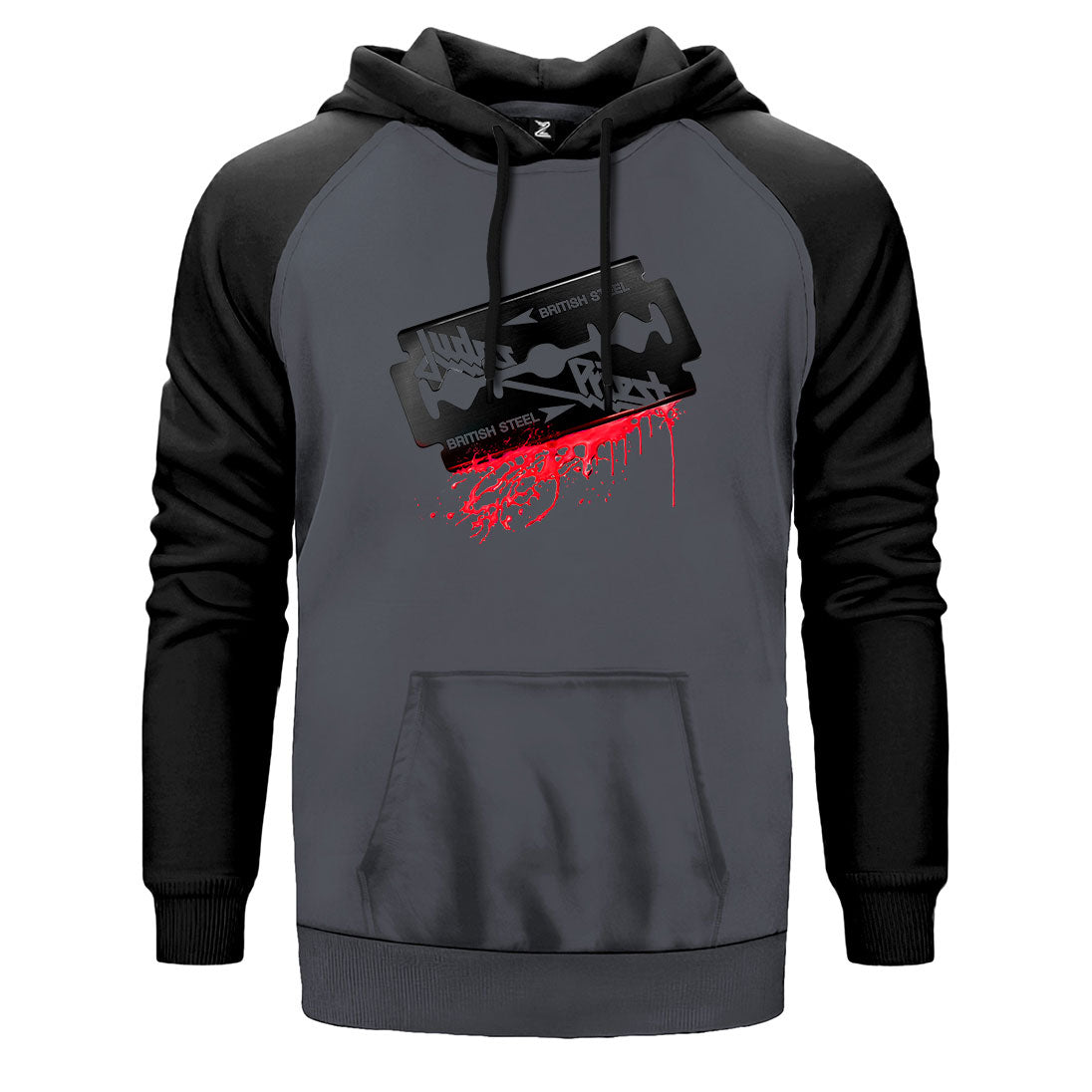 Judas Priest Steel Çift Renk Reglan Kol Sweatshirt