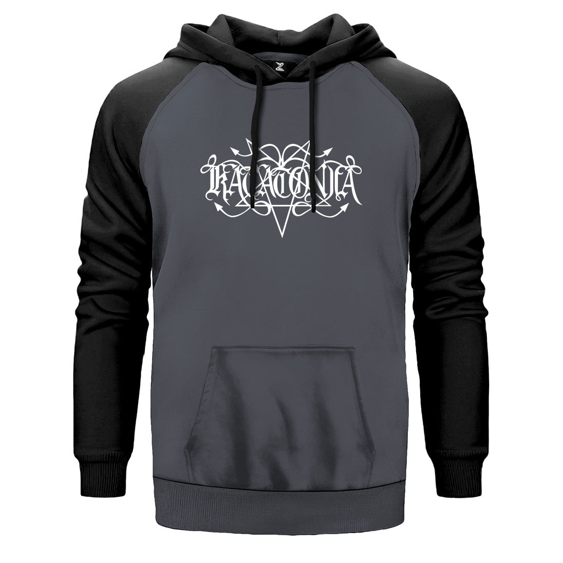 Katatonia Logo 2 Çift Renk Reglan Kol Sweatshirt