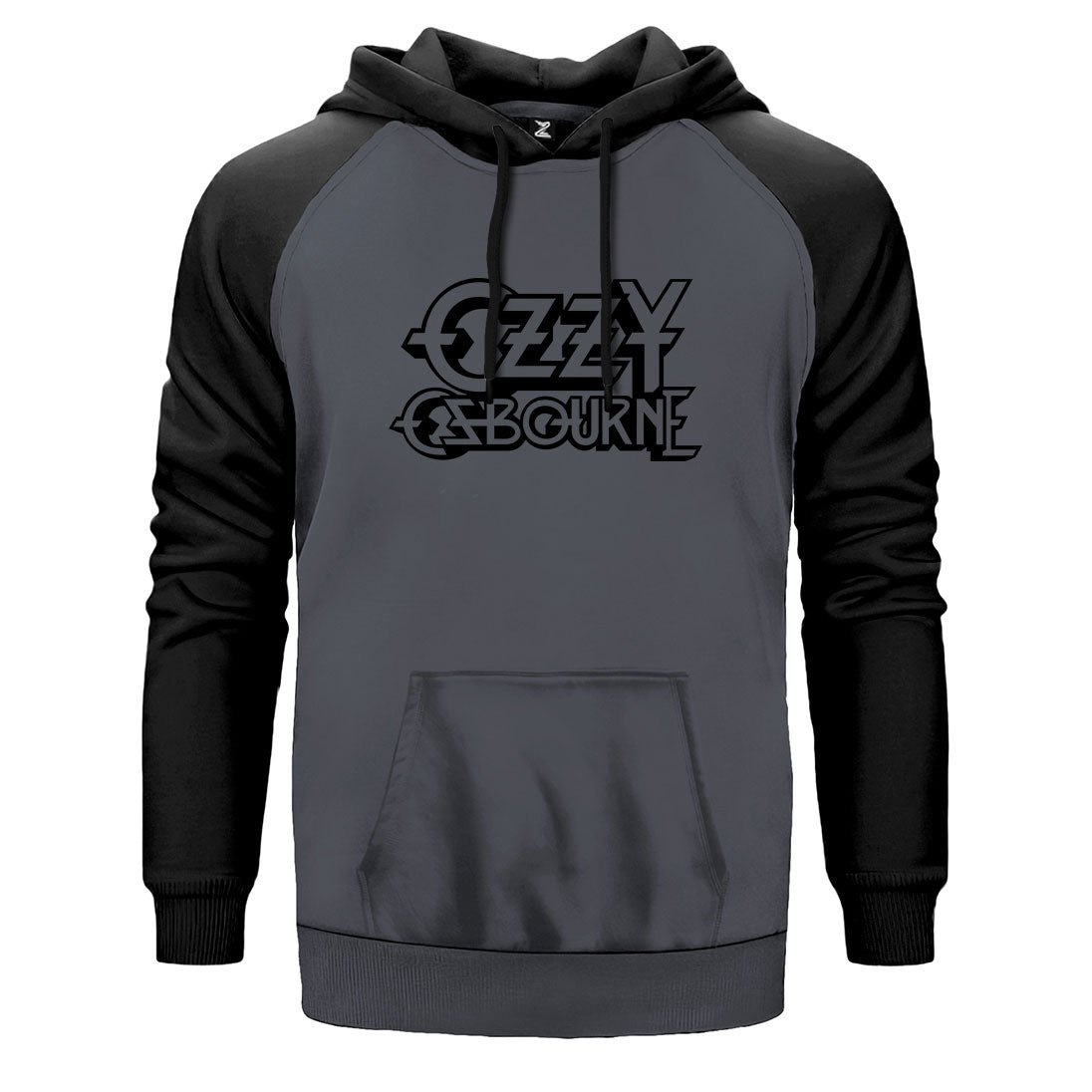 Ozzy Osbounre Logo Çift Renk Reglan Kol Sweatshirt