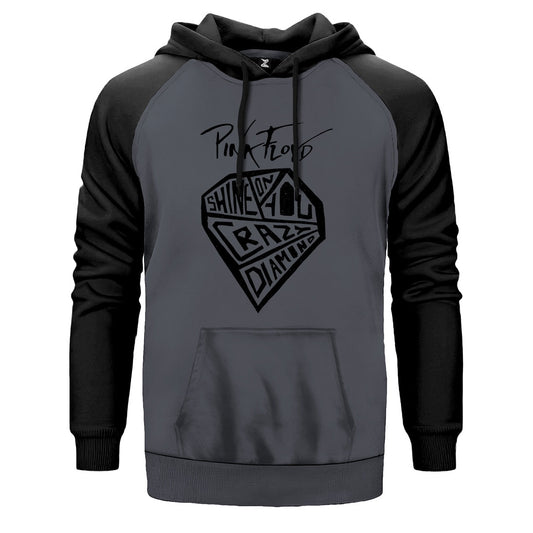 Pink Floyd Crayz Diamond Çift Renk Reglan Kol Sweatshirt