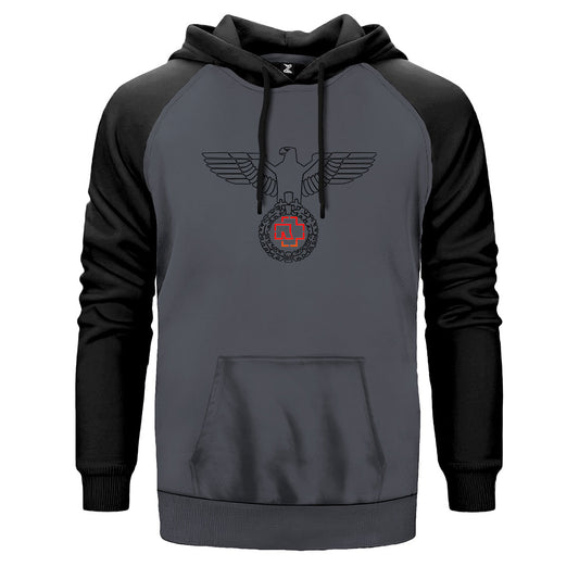 Rammstein Eagle Çift Renk Reglan Kol Sweatshirt