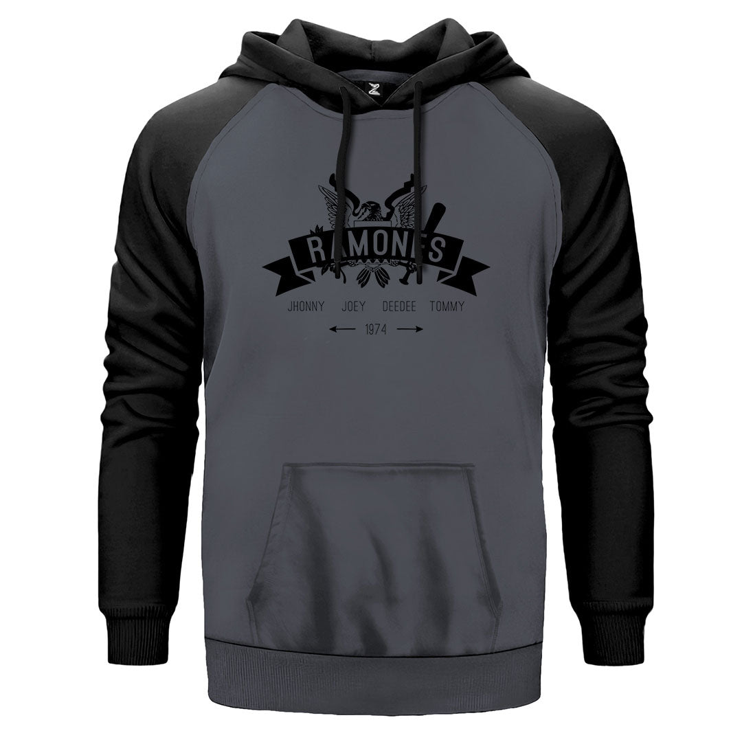 Ramones 1974 Çift Renk Reglan Kol Sweatshirt