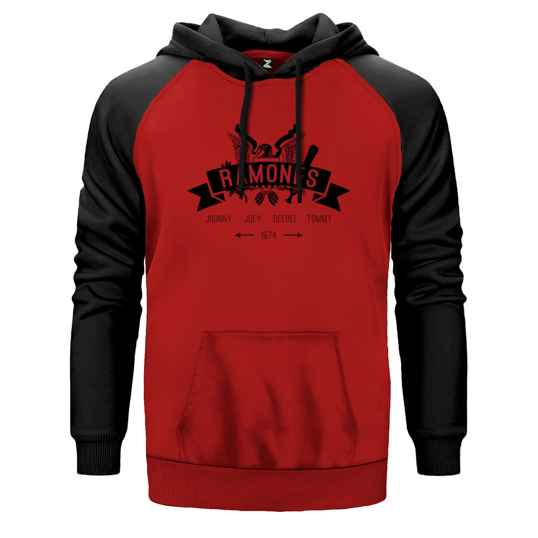 Ramones 1974 Çift Renk Reglan Kol Sweatshirt