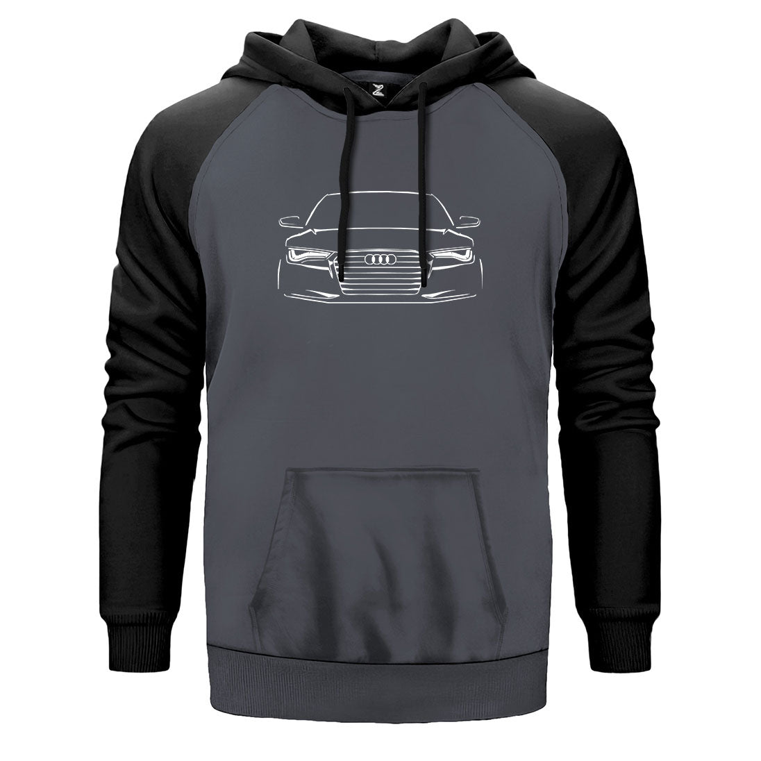 Audi Rs6 Çift Renk Reglan Kol Sweatshirt