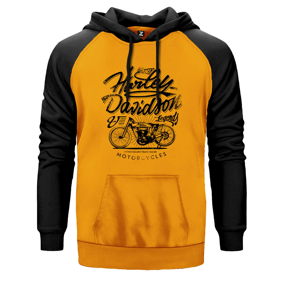 Harley Davidson Legends Çift Renk Reglan Kol Sweatshirt